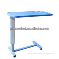 Hospital movable table/over bed table/dining table